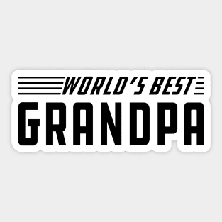 Grandpa - World's best grandpa Sticker